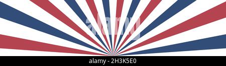 Rayons arrière-plan USA couleurs.Concept de vacances. Illustration de Vecteur