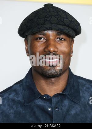 Los Angeles, États-Unis.28 octobre 2021.LOS ANGELES, CALIFORNIE, États-Unis - OCTOBRE 28 : Serge Ibaka, joueur professionnel de basket-ball congolais-espagnol, arrive à la première de Netflix, « Colin en noir et blanc », qui s'est tenue au Academy Museum of Motion Pictures le 28 octobre 2021 à Los Angeles, Californie, États-Unis.(Photo de Xavier Collin/image Press Agency/Sipa USA) crédit: SIPA USA/Alay Live News Banque D'Images