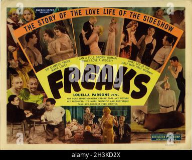 FREAKS (1932), dirigé par le BRUNISSEMENT TOD.Crédit: Metro-Goldwyn-Mayer (MGM) / Album Banque D'Images