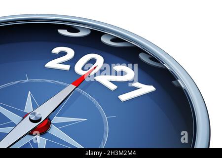 Boussole 2021 Banque D'Images