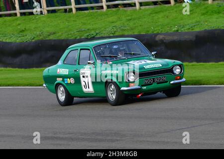 Alasdair Coates, Ford Escort Mk1, Gerry Marshall Trophy, Group 1 Saloon voitures qui ont été en course dans les années entre 1970 et 1982, composé de deux il Banque D'Images