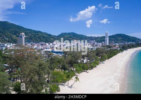 Patong Beach , destination touristique populaire à Phuket , Thaïlande Banque D'Images