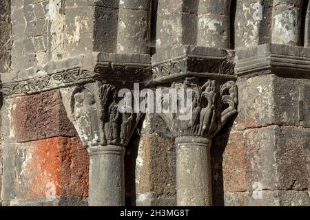 Monastier-sur-Gazeille, Abbaye bénédictine Saint-Chaffre, département de la haute Loire, Auvergne Rhône Alpes, France Banque D'Images