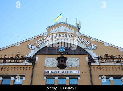 Marché de Bessarabian à Kiev Banque D'Images