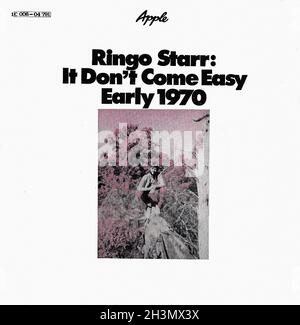 Vintage Vinyl Recording - Starr, Ringo - ça ne vient pas facile - D - 1971 Banque D'Images