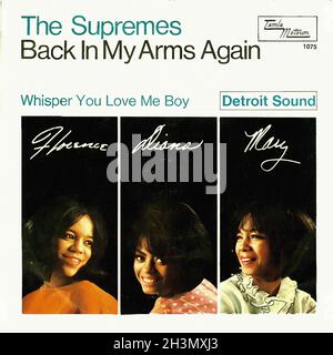 Vintage Vinyl Recording - Supremes, le - 6 - Retour dans mes armoiries encore - D - 1965 01 Banque D'Images