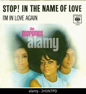 Vintage Vinyl Recording - Supremes, le - 4 - Stop au nom de l'amour - D - 1965 01 Banque D'Images