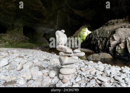 Oparara Arch à Karamea, Nouvelle-Zélande Banque D'Images