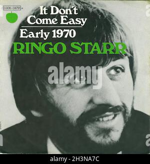 Vintage Vinyl Recording - Starr, Ringo - ça ne vient pas facile - F - 1971 Banque D'Images