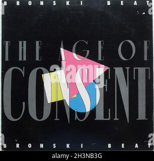 1984 Bronski Beat âge du consentement années 1980 Album record LP Banque D'Images