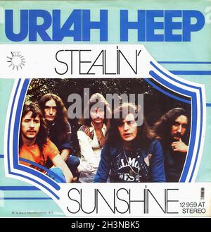 Vintage Vinyl Recording - Uriah Heep - Stealin' - D - 1973 Banque D'Images