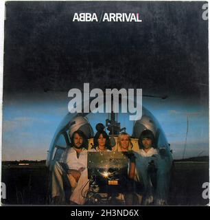 1976 Abba Arrival LP Record Album pochette vinyle années 1970 A Banque D'Images