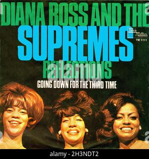 Vintage Vinyl Recording - Supremes, The - 12 - réflexions - D - 1967 Banque D'Images