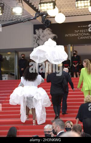 Nitram tapis rouge au 74e Festival de Cannes 2021. Banque D'Images