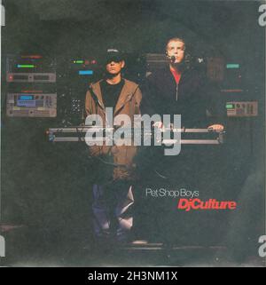 Vintage Vinyl Recording - PET Shop Boys - DJCulture - UK - 1991 01 Banque D'Images