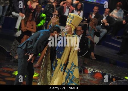 Milan, Italie.29 octobre 2021.Trasmissione Televisiva Isola Dei Famosi 9 Dodicesima Puntata Gala Rai 2 Nella Foto Rossano Rubicondi Divino Otelma crédit: Agence de photo indépendante/Alamy Live News Banque D'Images