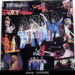 1982 Abba The Singles LP Record Album Sleeve Vinyl années 1970 C Banque D'Images