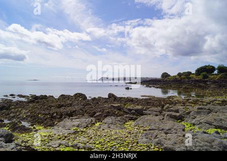 Ballinacourty Beach en Irlande Banque D'Images