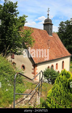 Chapelle Amorsbrunn près d'Amorbach Banque D'Images