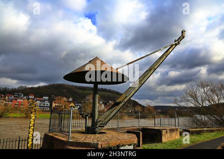 Wertheim est une ville de Baden-Württemberg entre le main et le Tauber Banque D'Images