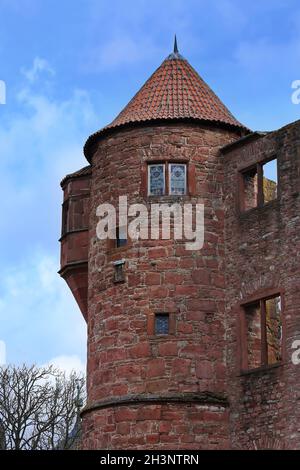 Wertheim est une ville de Baden-Württemberg entre le main et le Tauber Banque D'Images