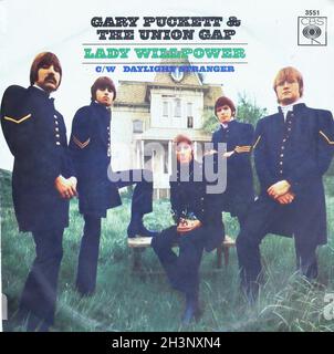 Vintage Vinyl Recording - Puckett, Gary & The Union Gap - Lady willpower - D - 1968 Banque D'Images