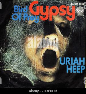 Vintage Vinyl Recording - Uriah Heep - Gypsy - D - 1971 Banque D'Images