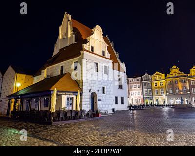 Poznan, Pologne - 09 août 2021.Maison de pesage - Waga Miejska Banque D'Images