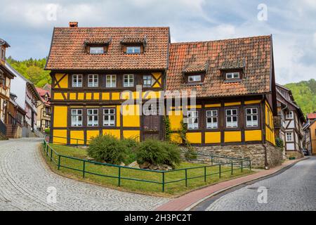 Impressions de Stolberg dans le harz Banque D'Images