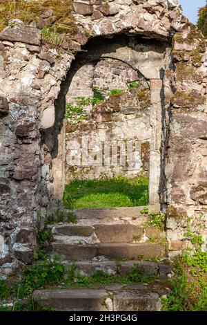 Château de Hohnstein ruine Neustadt im Harz Banque D'Images