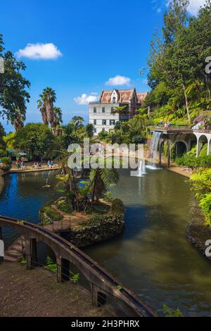 Jardin Tropical Monte Palace et le Portugal - Madère Banque D'Images