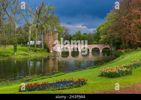 Groot Bijgaarden Château à Bruxelles Belgique Banque D'Images