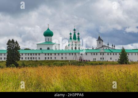 Le monastère de Svirsky dans le village de Old Sloboda - Russie Banque D'Images