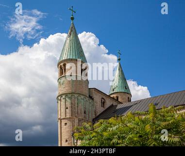 Gernrode dans la Collégiale des montagnes Harz de Saint Cyriakus Banque D'Images