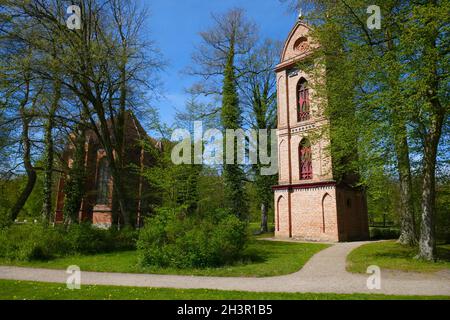 Église Sainte-Hélène et Andreas à Ludwigslust Banque D'Images