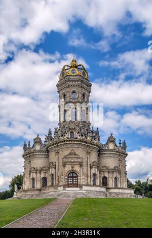 Église de Znamenskaya à Dubrovitsy, Podolsk, Russie Banque D'Images