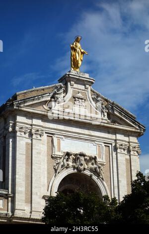 Santa Maria degli Angeli à Assise, Italie Banque D'Images