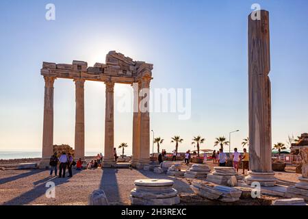 Le Temple d'Apollon à côté, Turquie Banque D'Images