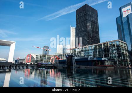 Les bâtiments de la Défense Banque D'Images