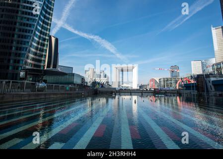 Les bâtiments de la Défense Banque D'Images