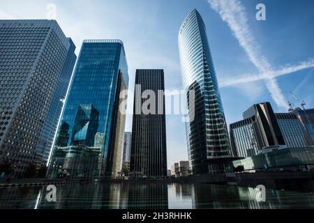 Les bâtiments de la Défense Banque D'Images