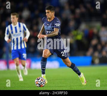 Joao Cancelo de Manchester City pendant le match au stade Amex crédit photo : © Mark pain / Alay Banque D'Images