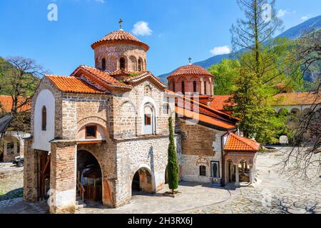 Monastère de Bachkovo, fondé au XIe siècle, Bulgarie Banque D'Images