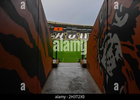 Une vue générale du stade MKM, la maison de Hull City Banque D'Images