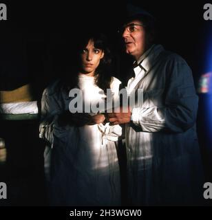 Les acteurs roumains Elena Albu et Stefan Tapalaga pendant le tournage du film 'Detasamentul Concordia' (1981), réalisateur Francisc Munteanu Banque D'Images