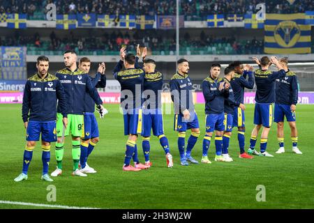 Vérone, Italie.30 octobre 2021.Hellas - Verona lors de Hellas Verona FC vs Juventus FC, italie football série A match à Vérone, Italie, octobre 30 2021 crédit: Independent photo Agency/Alay Live News Banque D'Images