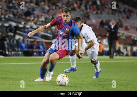 Barcelone, Espagne.30 octobre 2021.Barcelone, Espagne, 30 octobre 2021: Nico Gonzalez (28 FC Barcelone) pendant, LaLiga Santander match entre Barcelone et Alaves au stade Camp Nou à Barcelone, Espagne.Rama Huerta/SPP crédit: SPP Sport presse photo./Alamy Live News Banque D'Images