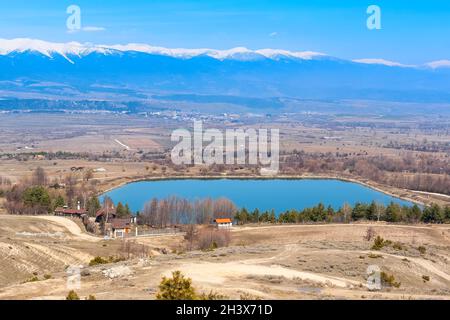 Barrage de Belizmata, Bansko, Bulgarie Banque D'Images