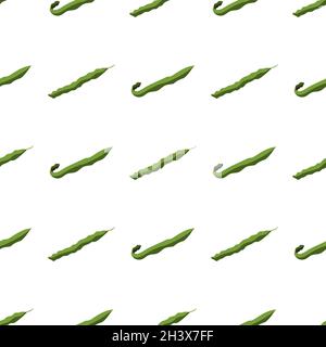 Motif animal marin sans coutures avec algues.Imprimé habitants du monde sous-marin.Illustration vectorielle de la vie sous-marine dessinée à la main.Drôle de dessin animé animaux marins caractère pour enfant tissu, textile. Illustration de Vecteur