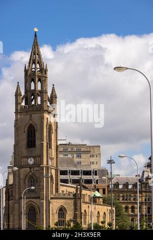 LIVERPOOL, Royaume-Uni - JUILLET 14 : Eglise paroissiale de notre-Dame et Saint-Nicolas près du front de mer à Liverpool, Royaume-Uni, le 14 juillet 2021 Banque D'Images